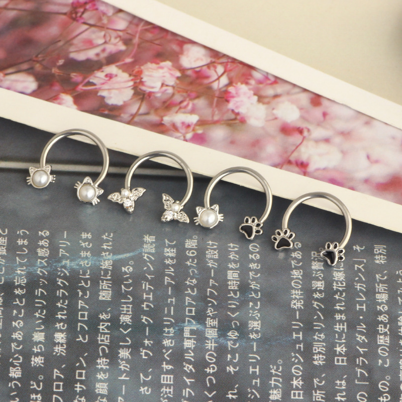 16G Septum Ring Daith Piercing - Body Jewelry Nose Ring review and price