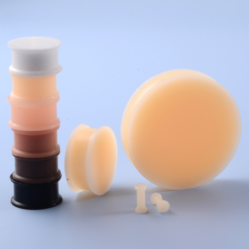 1 Pair Silicone Flexible Thick - Body Jewelry Ear Gauges review and price