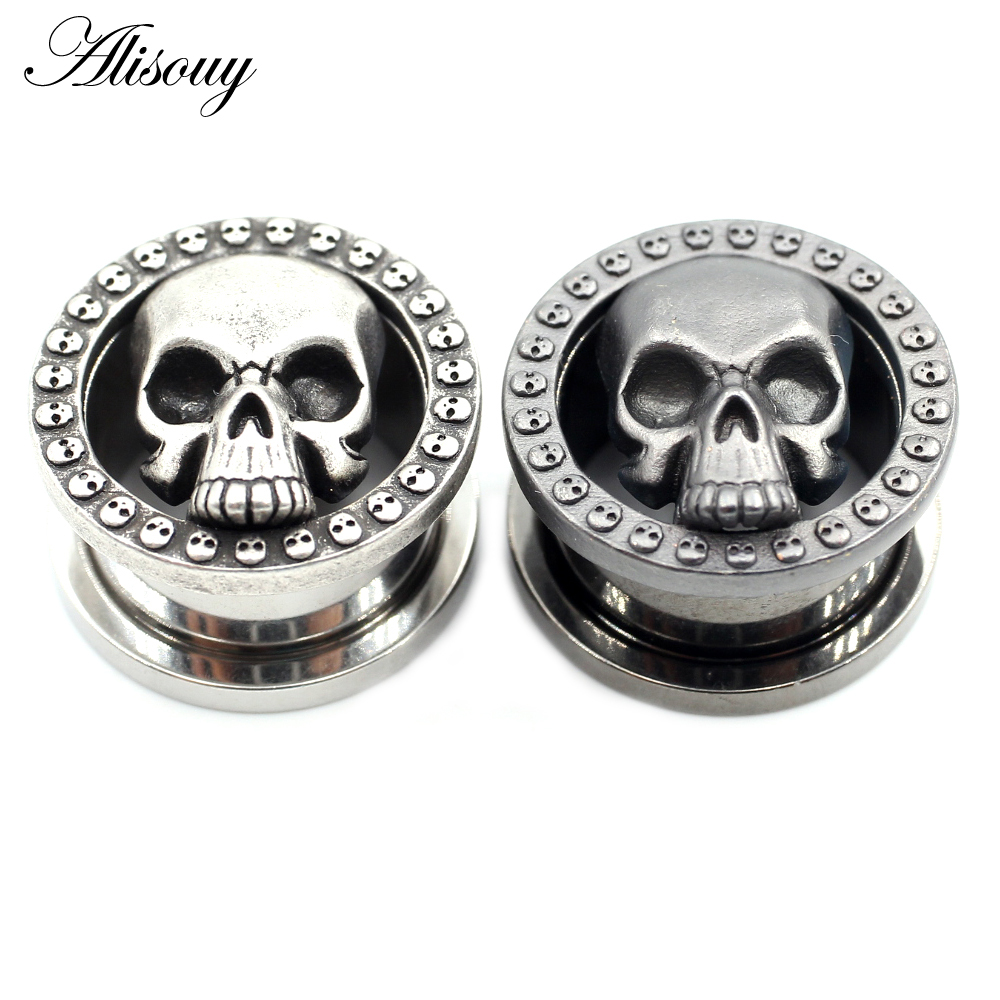 Alisouy 2PCS 8-25mm Stainless  - Body Jewelry Ear Gauges review and price