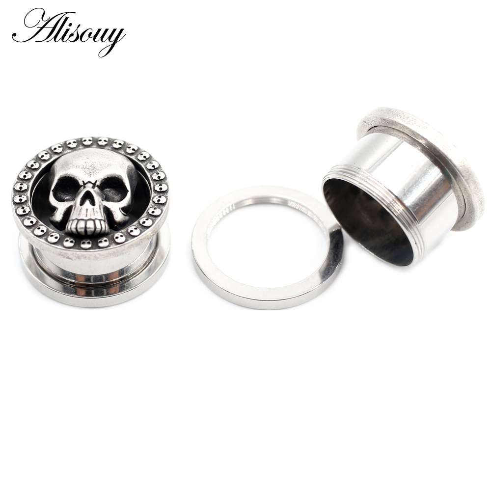 Alisouy 2PCS 8-25mm Stainless  - Body Jewelry Ear Gauges review and price