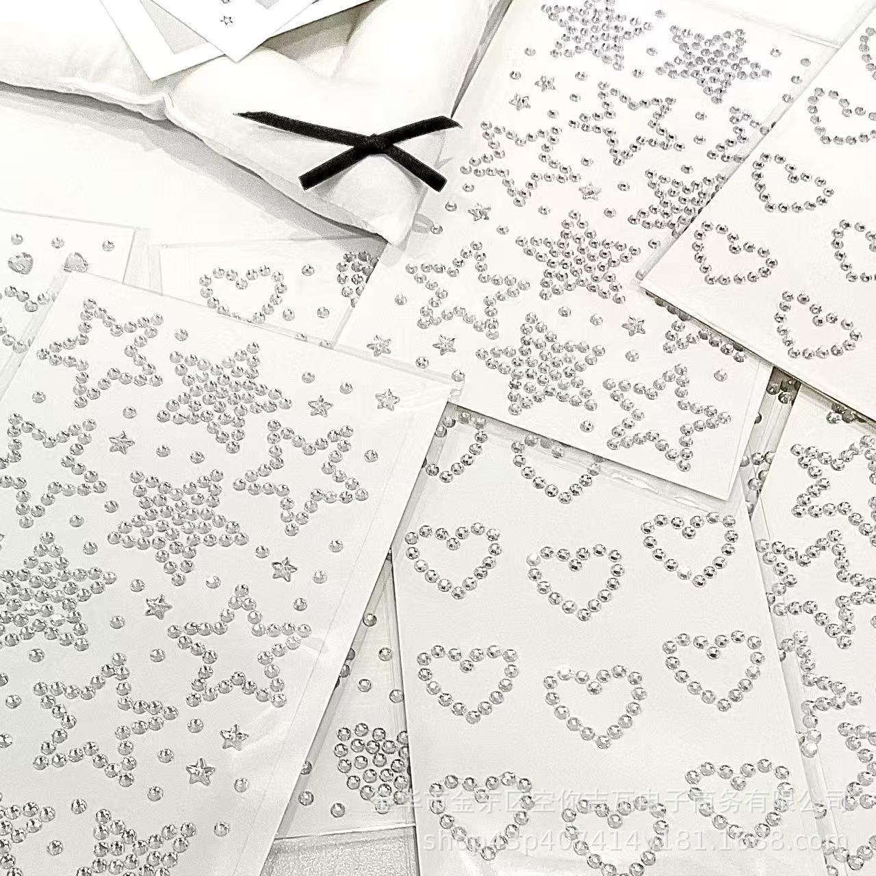 Silver Star Heart Rhinestone S - Star Flat Back review and price