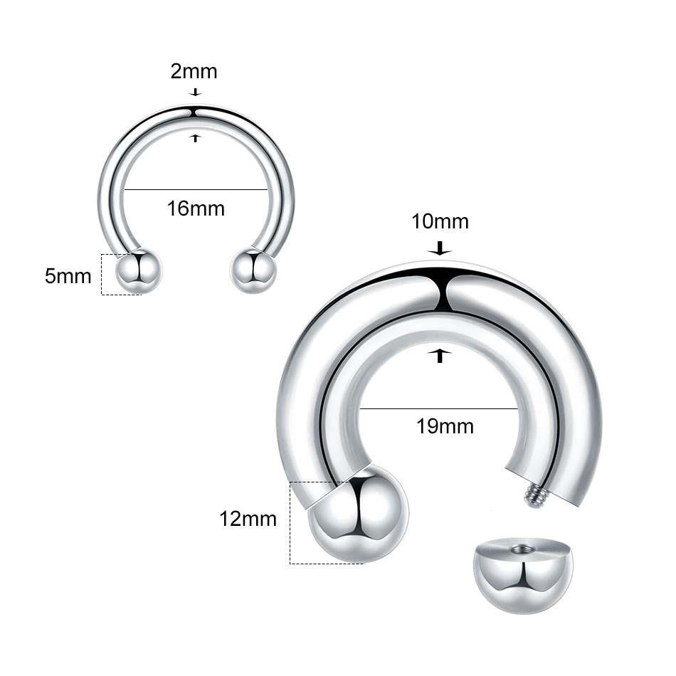 1PC 18G-00G Large Gauge Stainl - Body Jewelry Ear Gauges review and price