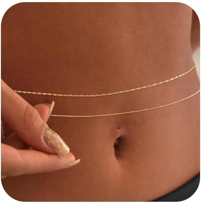 14k Gold Plated 26-33Inch Adju - Body Jewelry In Bulk review and price