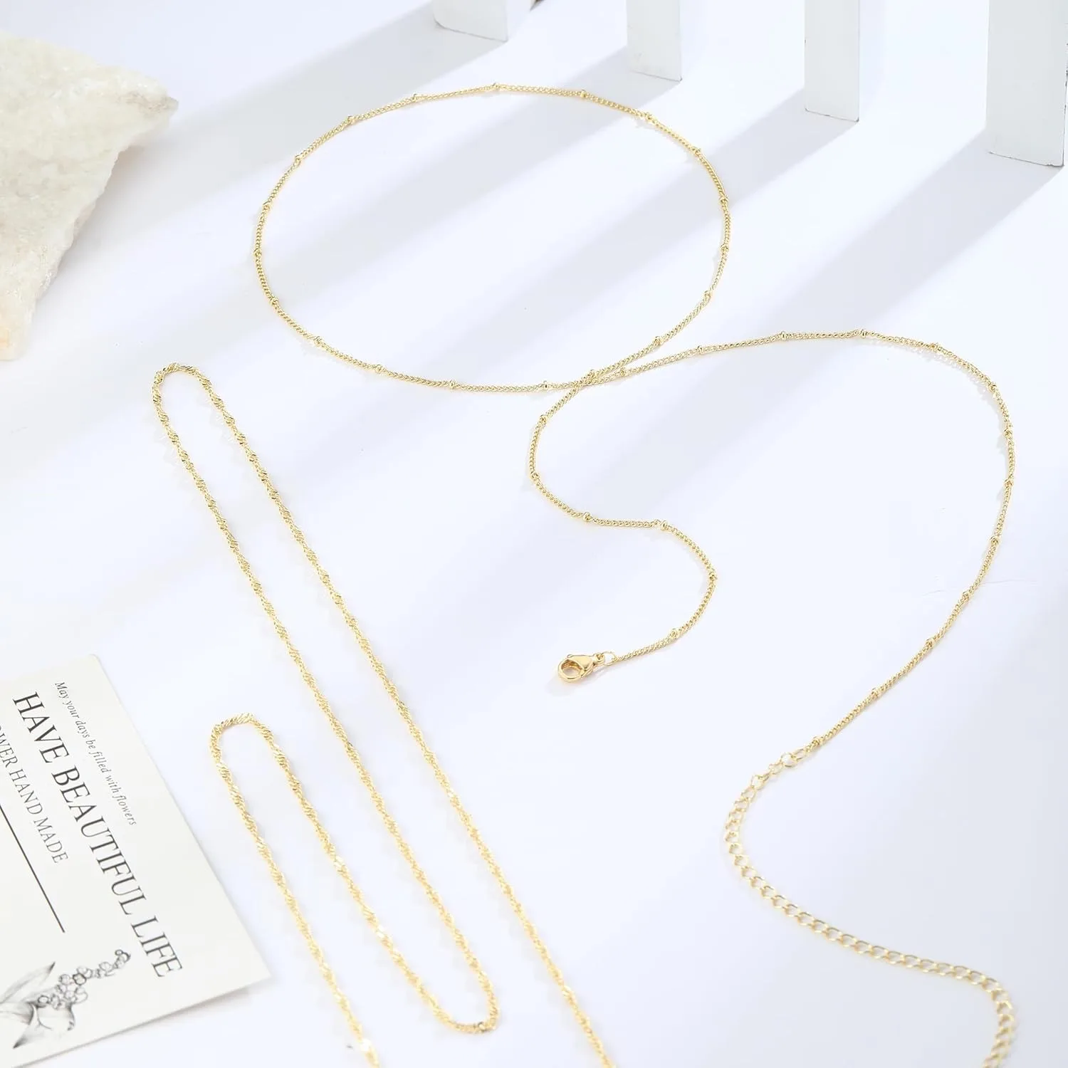 14k Gold Plated 26-33Inch Adju - Body Jewelry In Bulk review and price