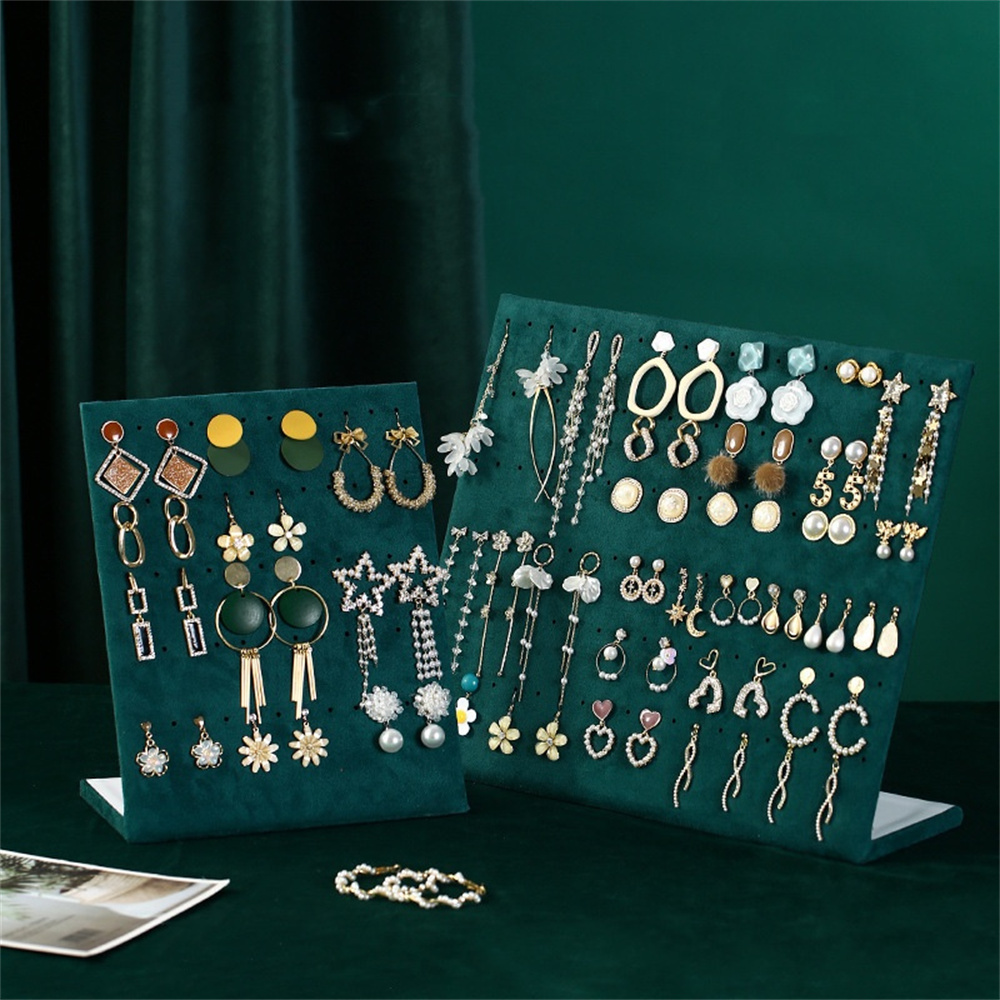 60 Holes Velvet Jewelry Storag - Body Jewelry Display review and price