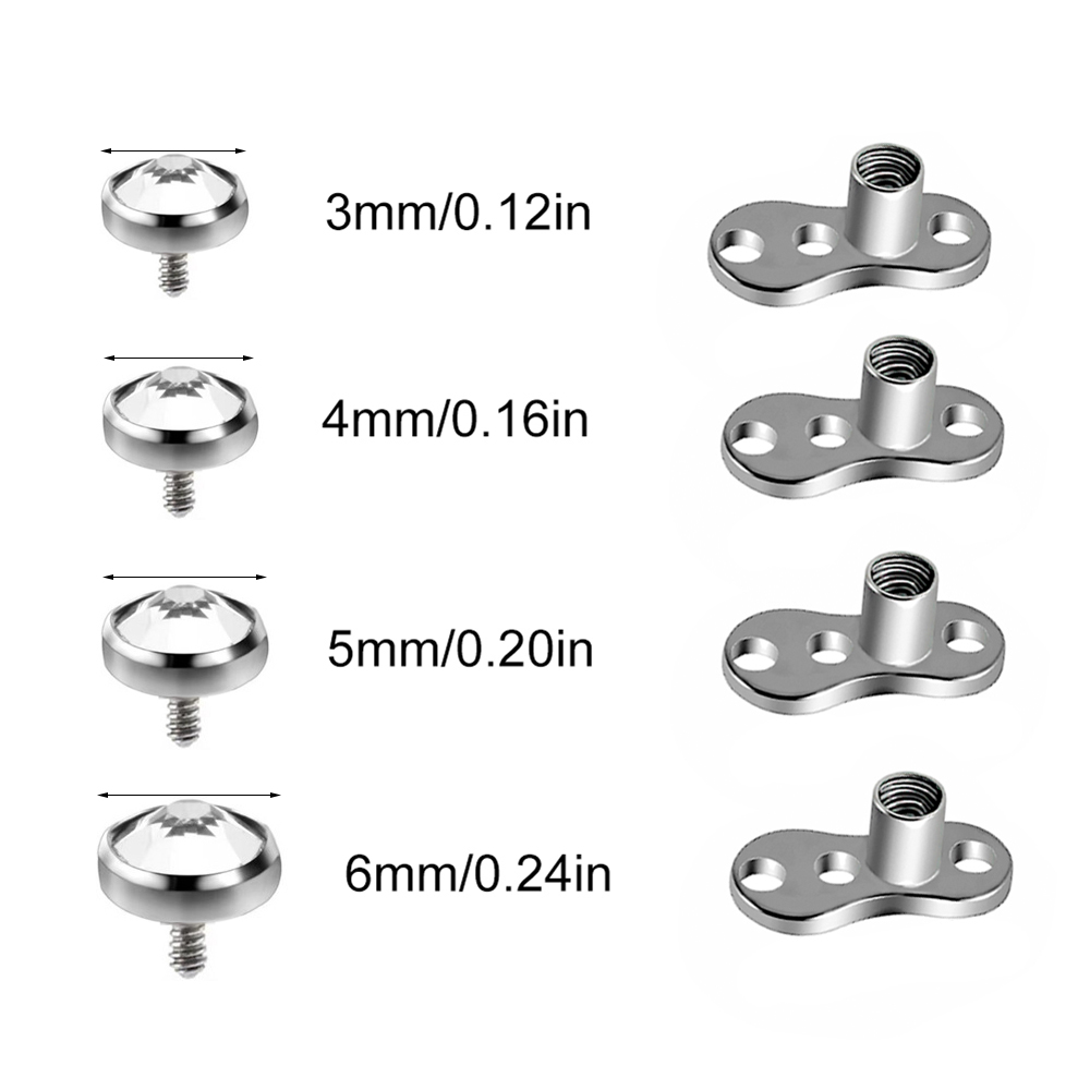 9PCS-1PC Surgical Steel Skin D - Body Jewelry Implants review and price