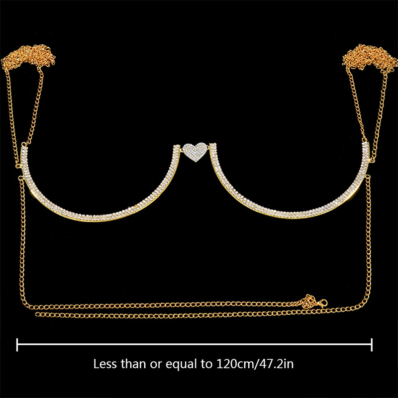 Stonefans Heart Rhinestone Che - Body Jewelry Art review and price