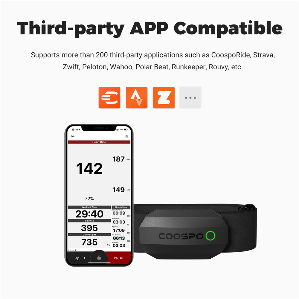 COOSPO H808S Heart Rate Sensor - Body Jewelry Harness review and price